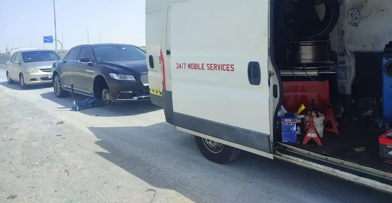 tyre puncture repair mobile